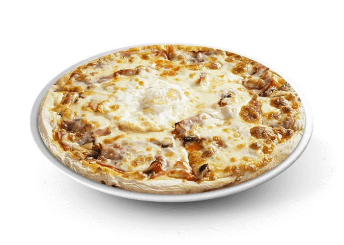 Pizza Buffalo avec poulet mariné et sauce barbecue à Versailles