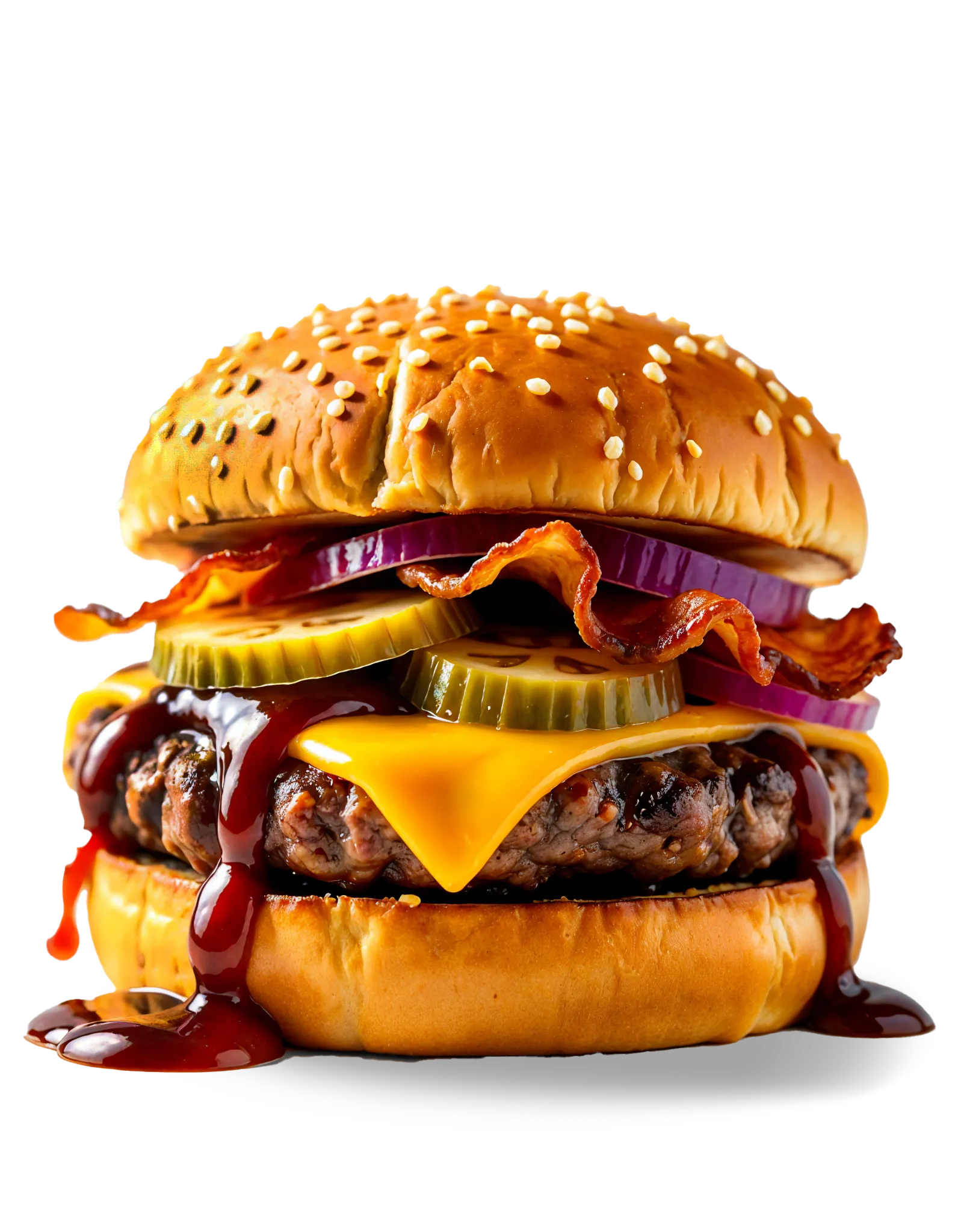Burger gourmet avec steak juteux, fromage fondu et sauce maison, servi avec des frites croustillantes à Versailles
