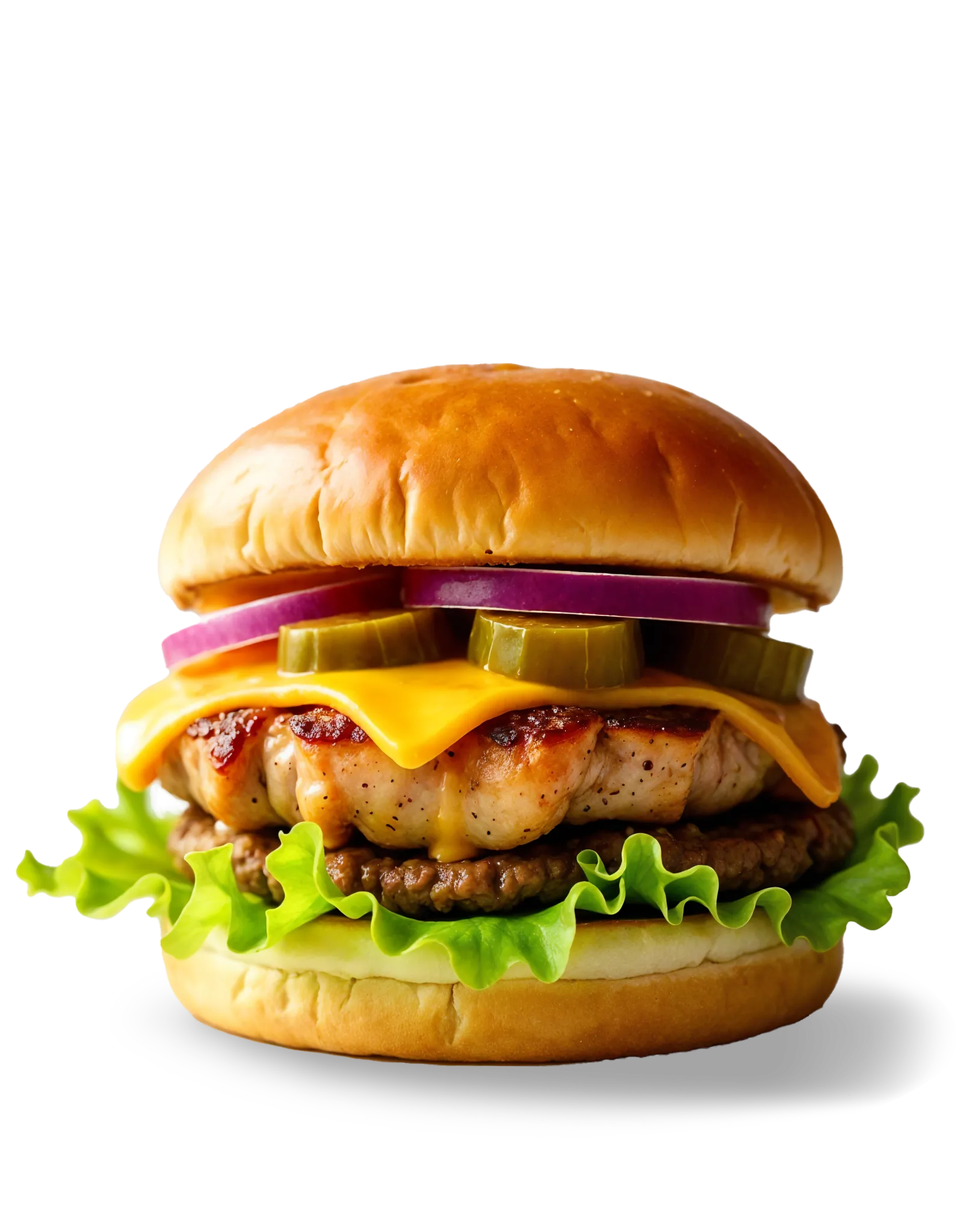 Burger gourmet avec steak juteux, fromage fondu et sauce maison, servi avec des frites croustillantes à Versailles.