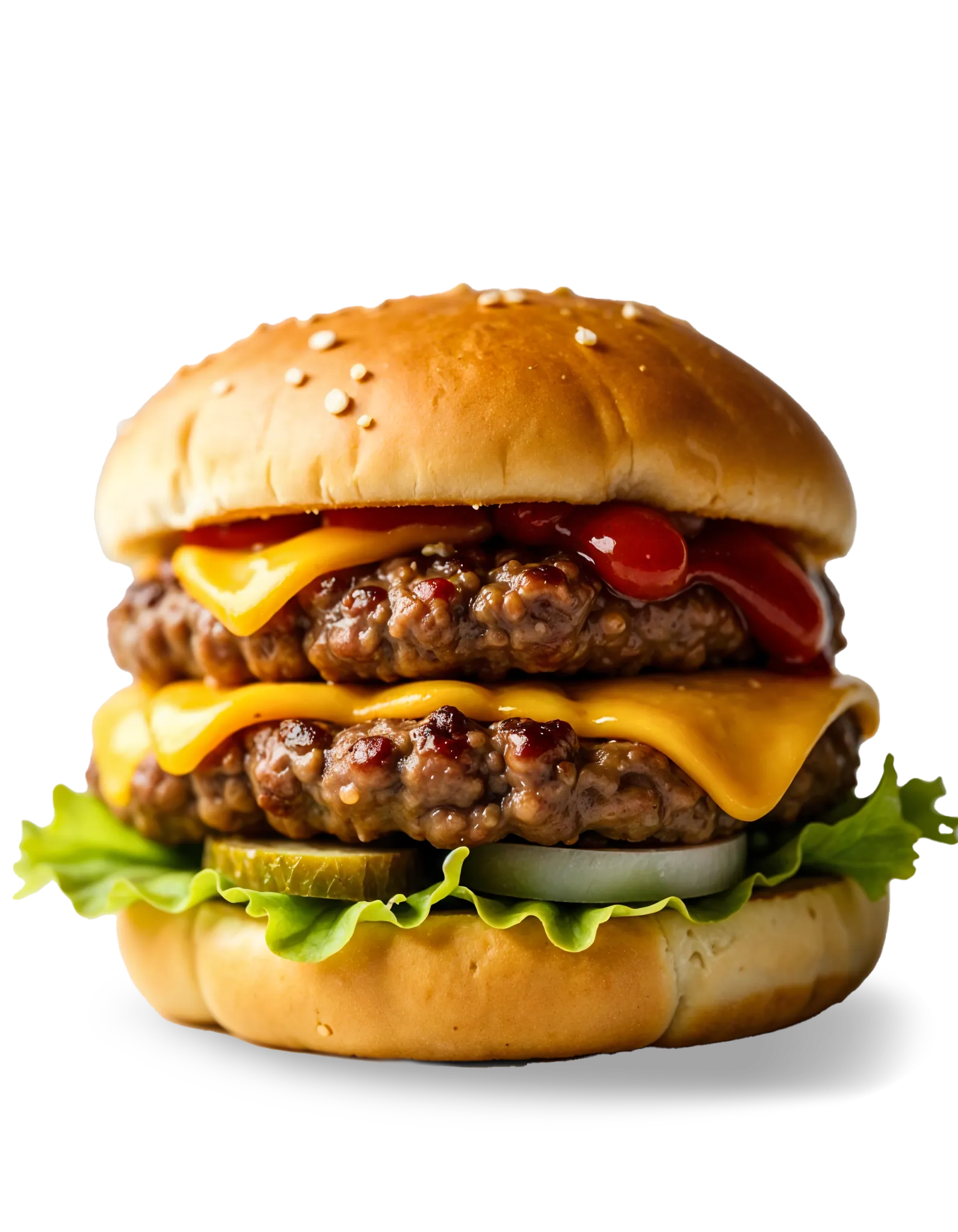 Burger gourmet avec steak juteux, fromage fondu et sauce maison, servi avec des frites croustillantes à Versailles
